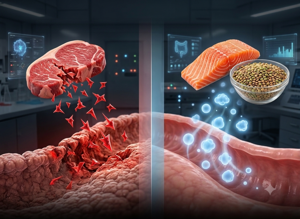 Read meat and lentils
